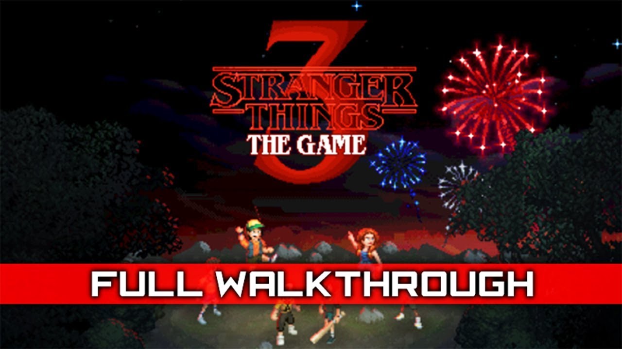 STRANGER THINGS 3: The Game – Full Gameplay Walkthrough / No Commentary 【Full Game】