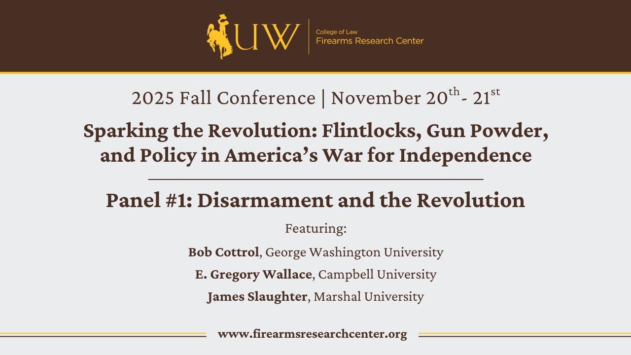 2025 Fall Conference Highlight: Disarmament and the Revolution