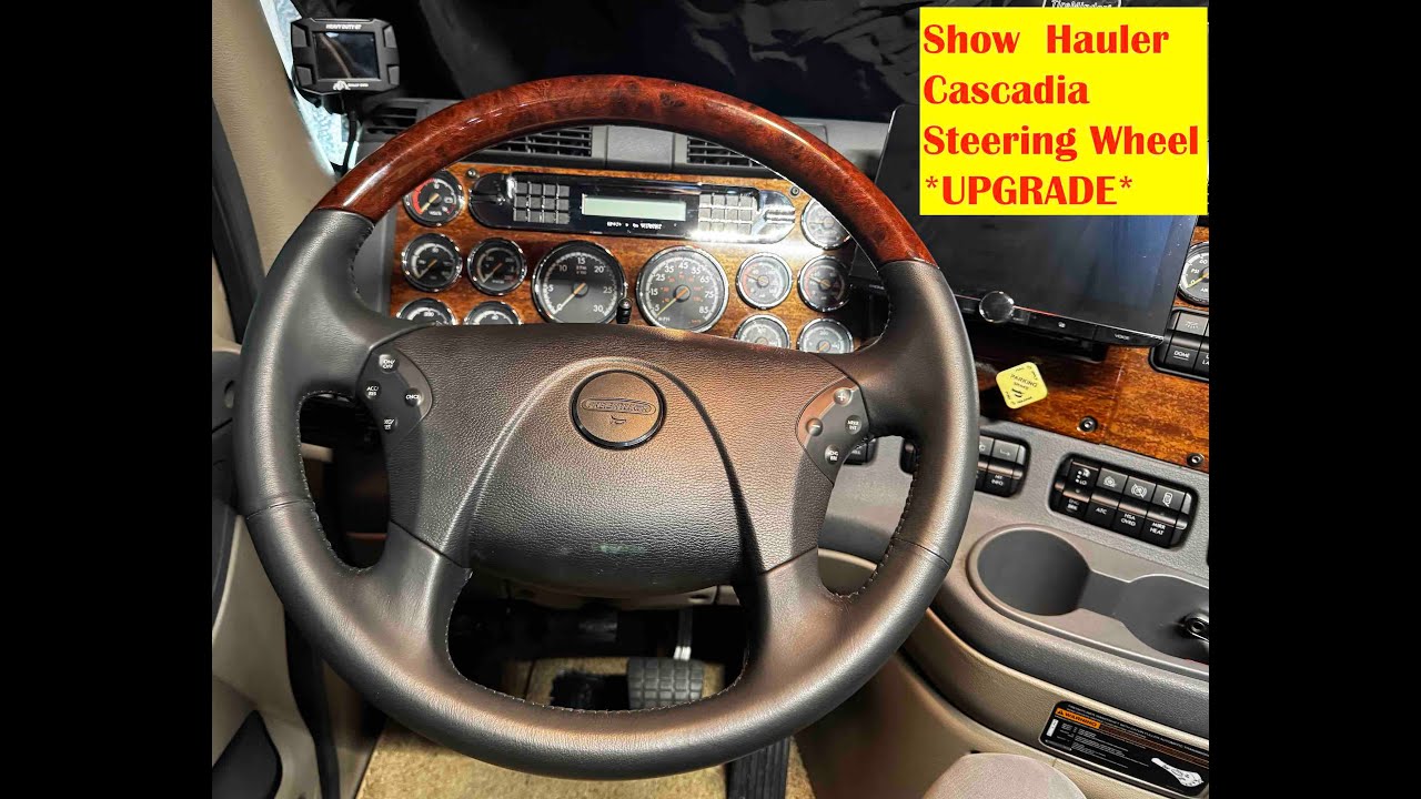 Transform Your ShowHauler! SCI Steering Wheel Upgrade for Freightliner Cascadia
