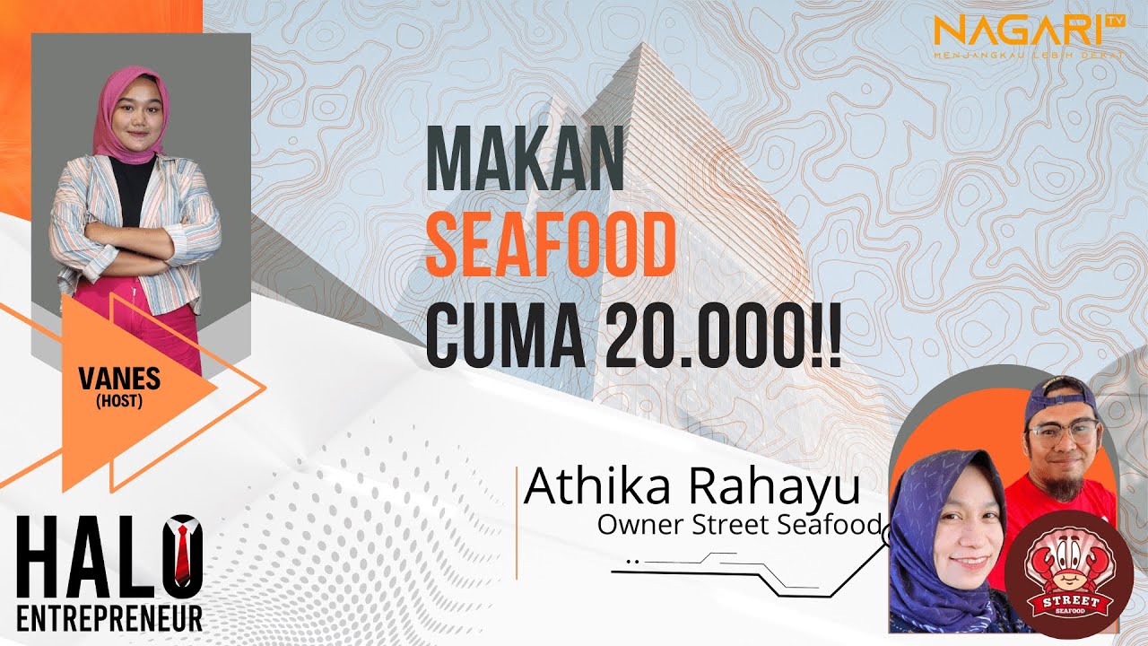 Makan Seafood Cuma 20.000 !!! I Hallo Enterpreneur : Street Seafood Padang 21/10/22 LIVE