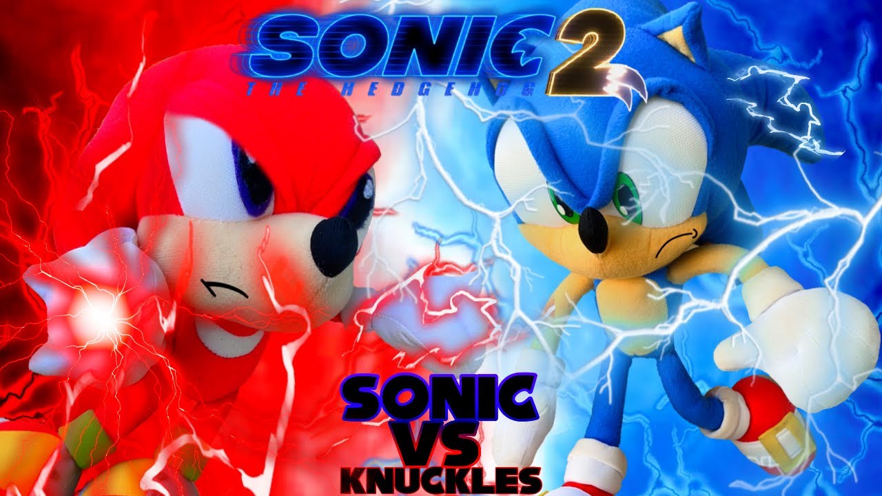 Sonic Movie 2 Plush: Sonic Vs Knuckles