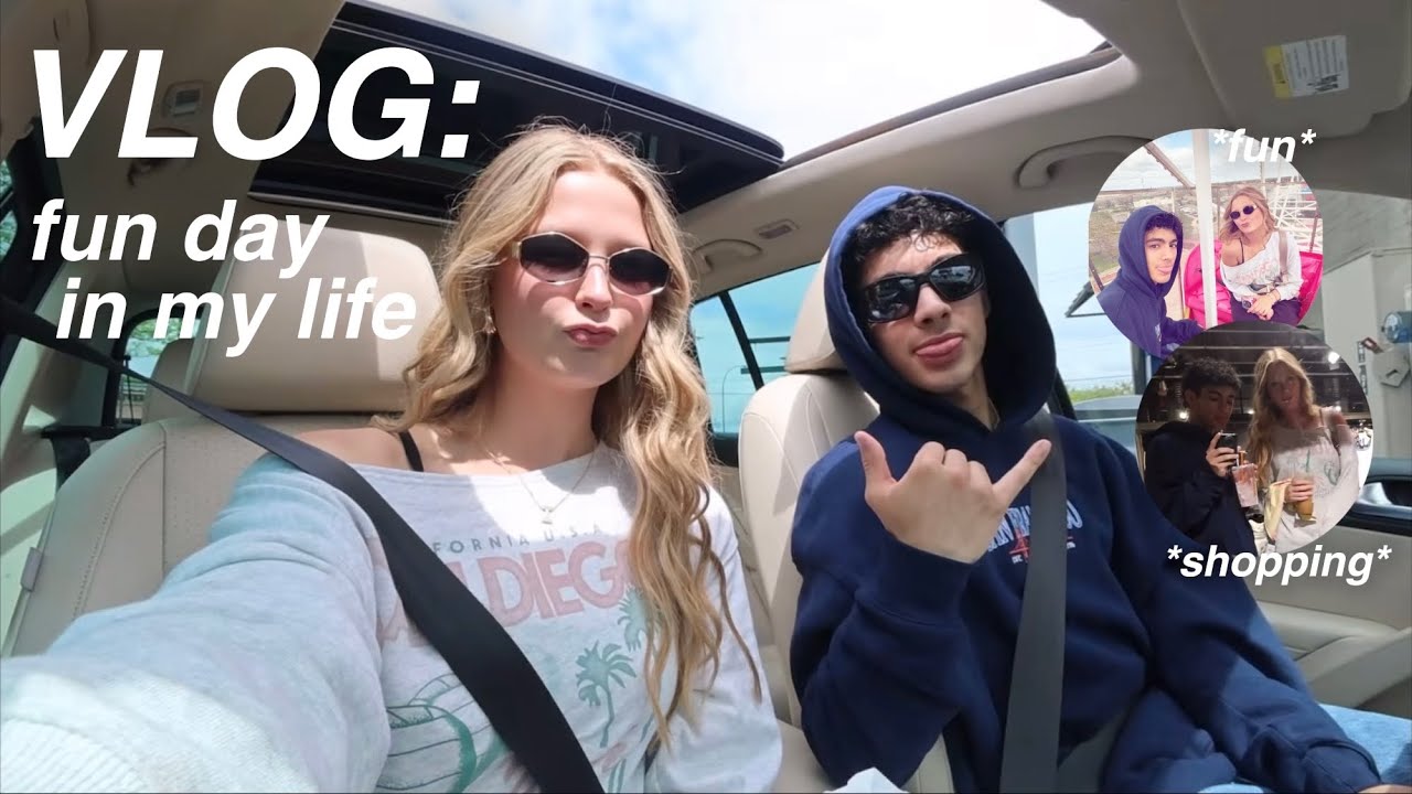 VLOG: fun day in my life | drive with me, shopping, friends, + prom