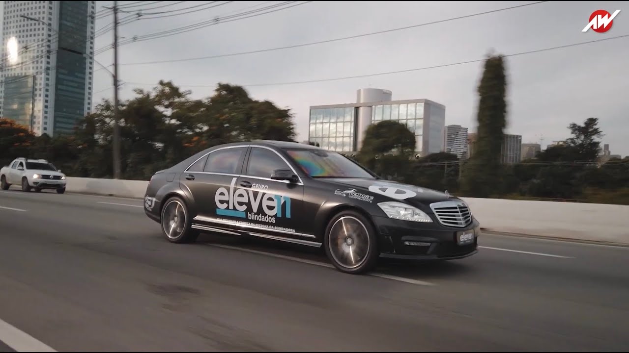 TESTEI A MERCEDES S 63 AMG 2012 BLINDADA, NAVE MÃE! - Autowerk Ep.28