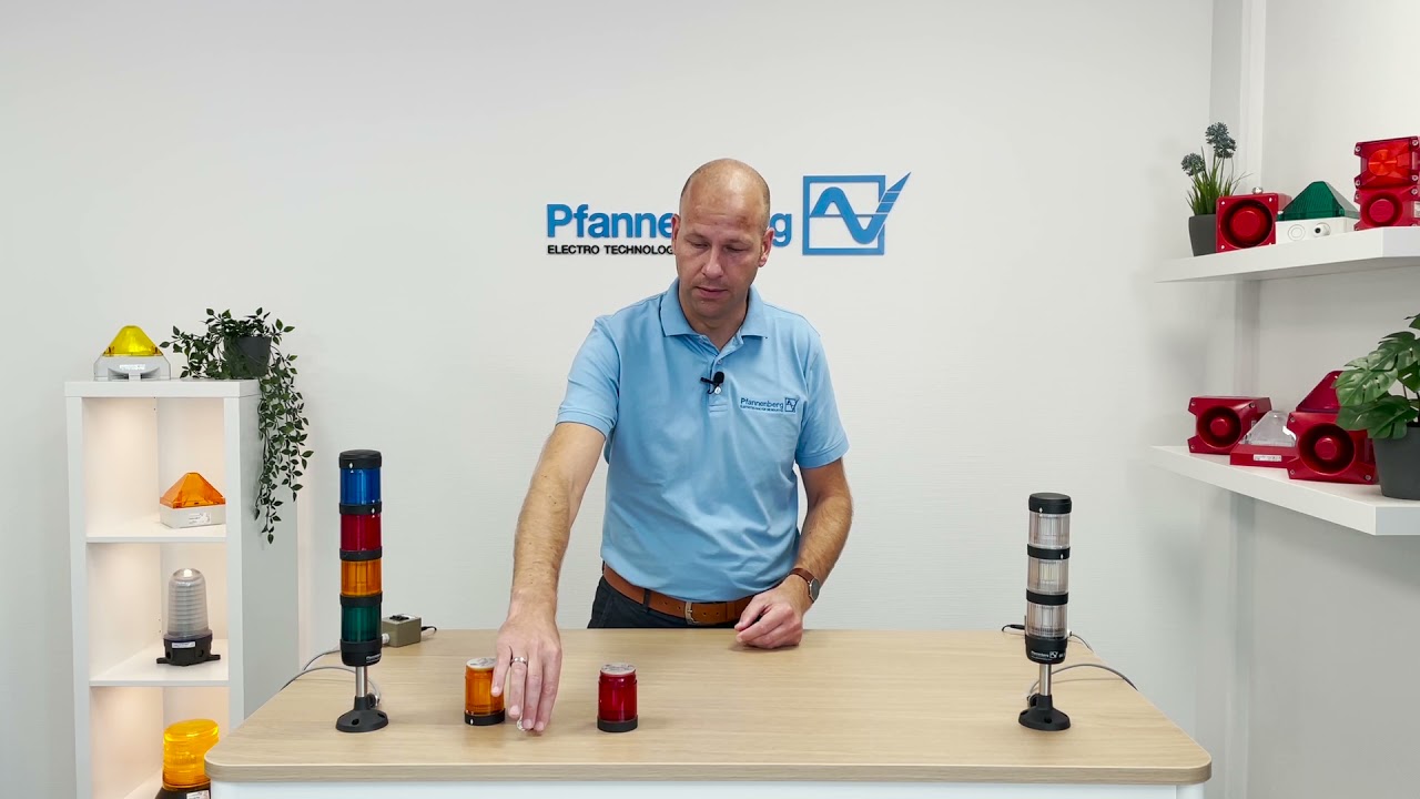 Wie konfiguriere ich die Leuchtmodule einer Signals&auml;ule? | Pfannenberg