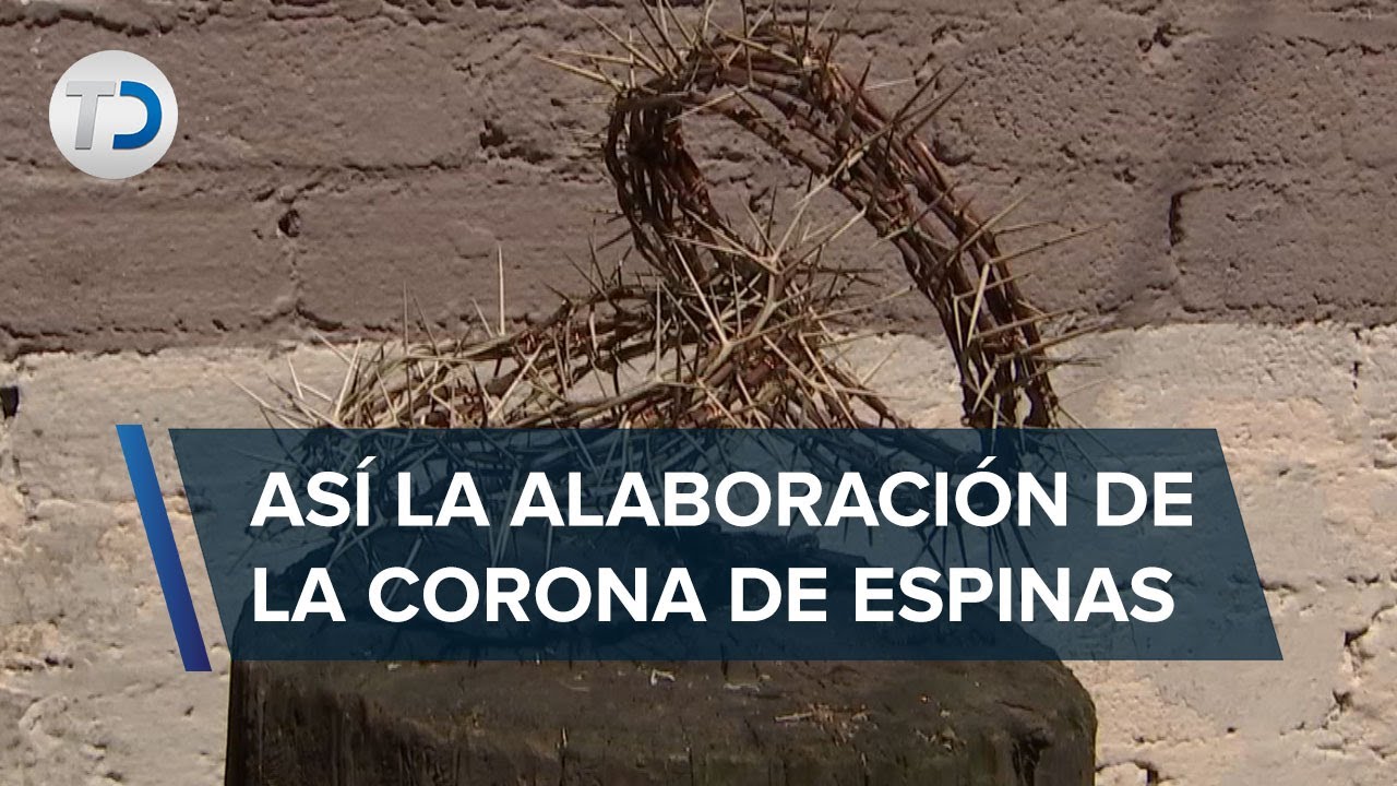 Marco Antonio forma parte de la Pasión de Cristo y elabora corona de espinas en Iztapalapa