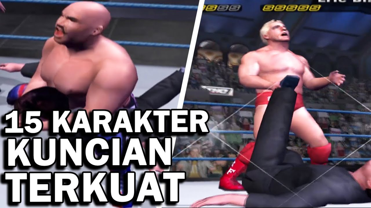 15 Karakter Dengan Kemampuan Kuncian/Submission TERKUAT di Game Smackdown Pain - Smackdown Pain PS2