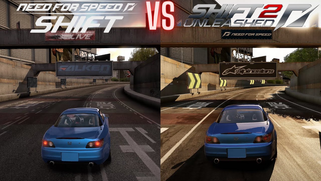 NEED FOR SPEED BATTLE | ★ Shift VS Shift 2: Unleashed ★ | Direct Comparison | RTX 3070 | 4K