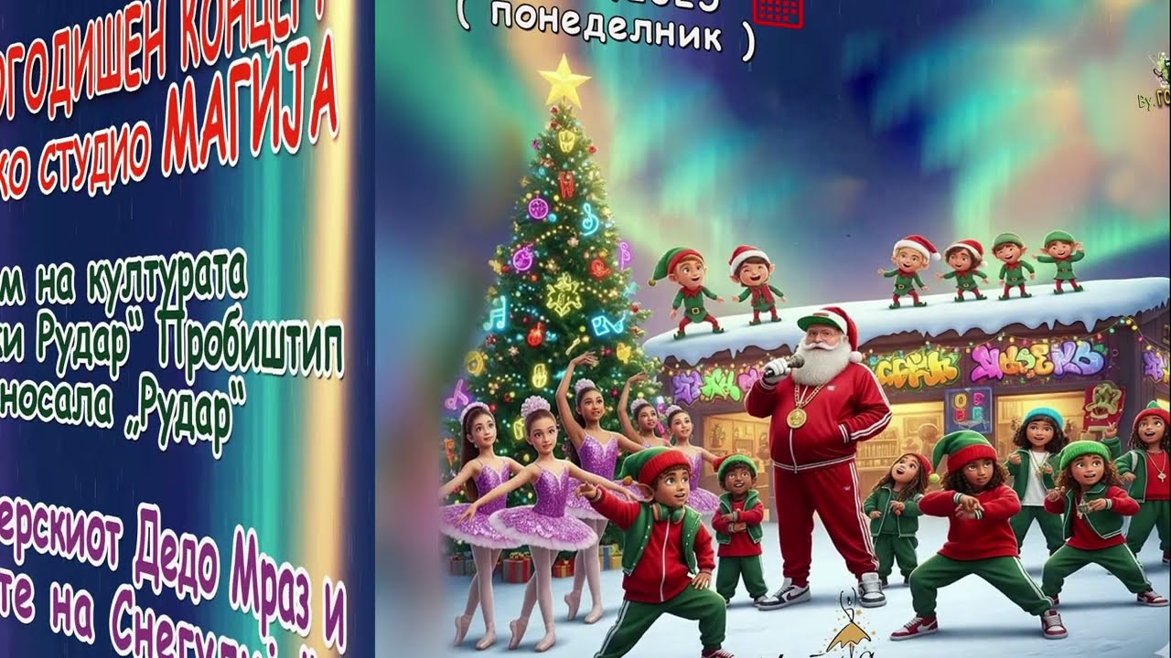Новогодишниот концерт на балетското студио 