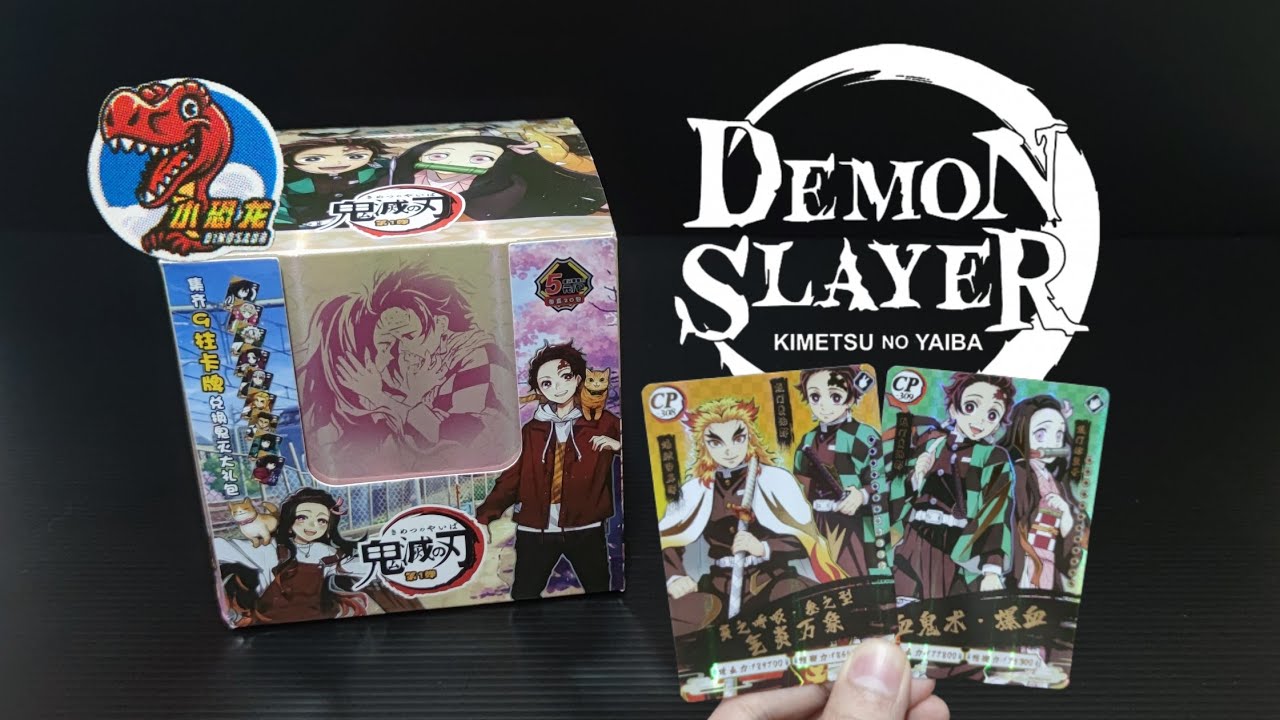 Demon Slayer Card Unboxing ! | Little Dino GM-0105