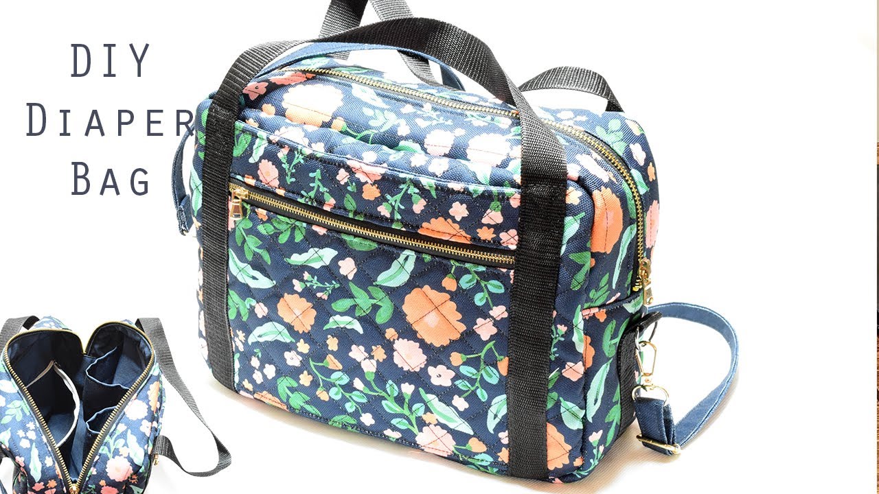 DIY Diaper Bag | Baby Bag with 5 Pocket | Sewing Tutorial