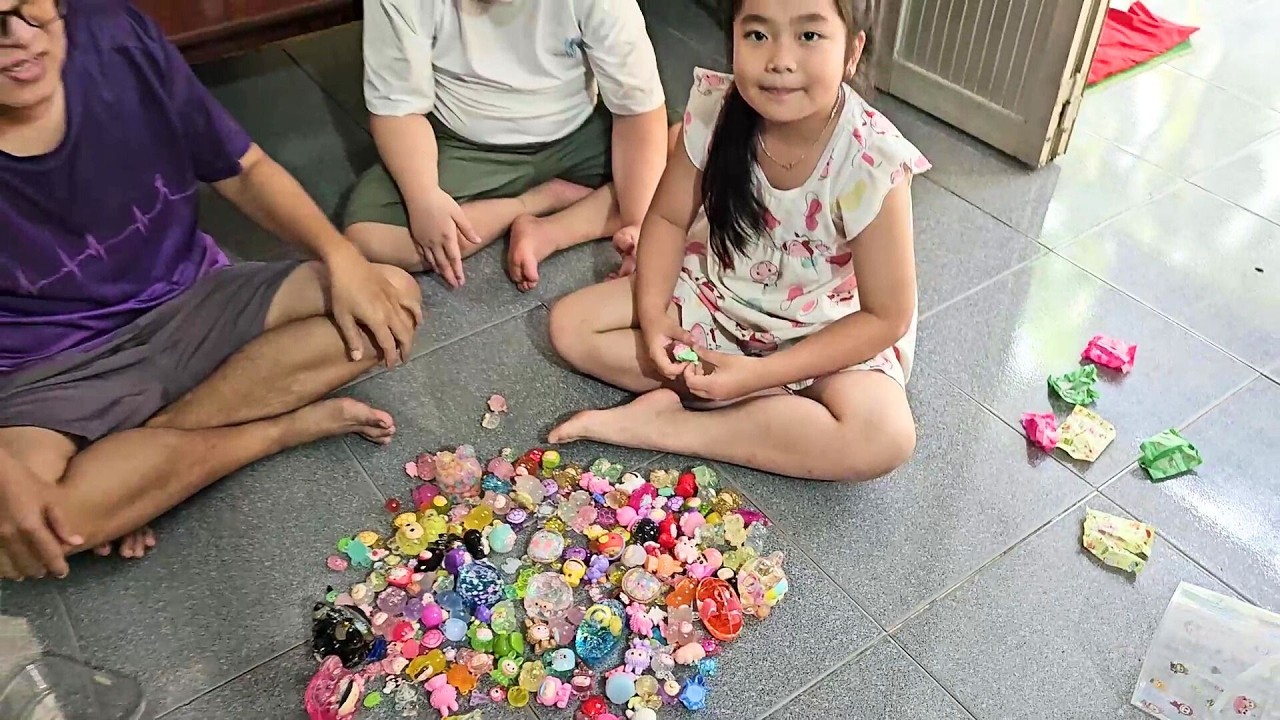 🛍️🎁🫣 Muội mua túi mù về xé với cậu 3 và anh 2 😮💖 Xí Mụi Food 1188