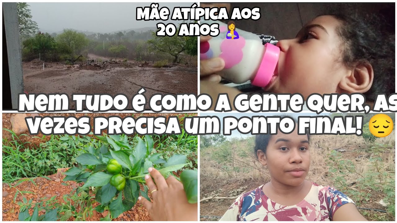 NEM TUDO É COMO A GENTE QUER, AS VEZES PRECISAMOS COLOCAR UM PONTO FINAL! CHEGA 😔