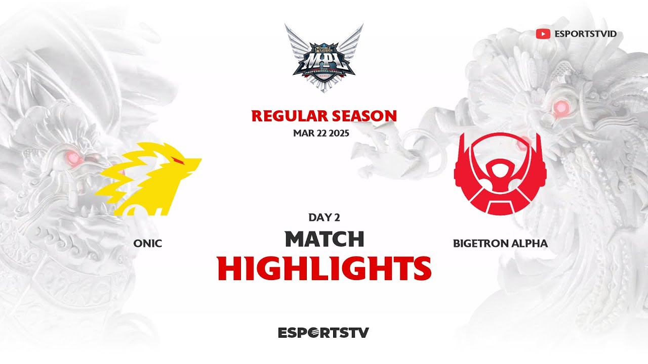 ONIC vs Bigetron HIGHLIGHTS MPL ID S15 | ONIC VS BTR ESPORTSTV