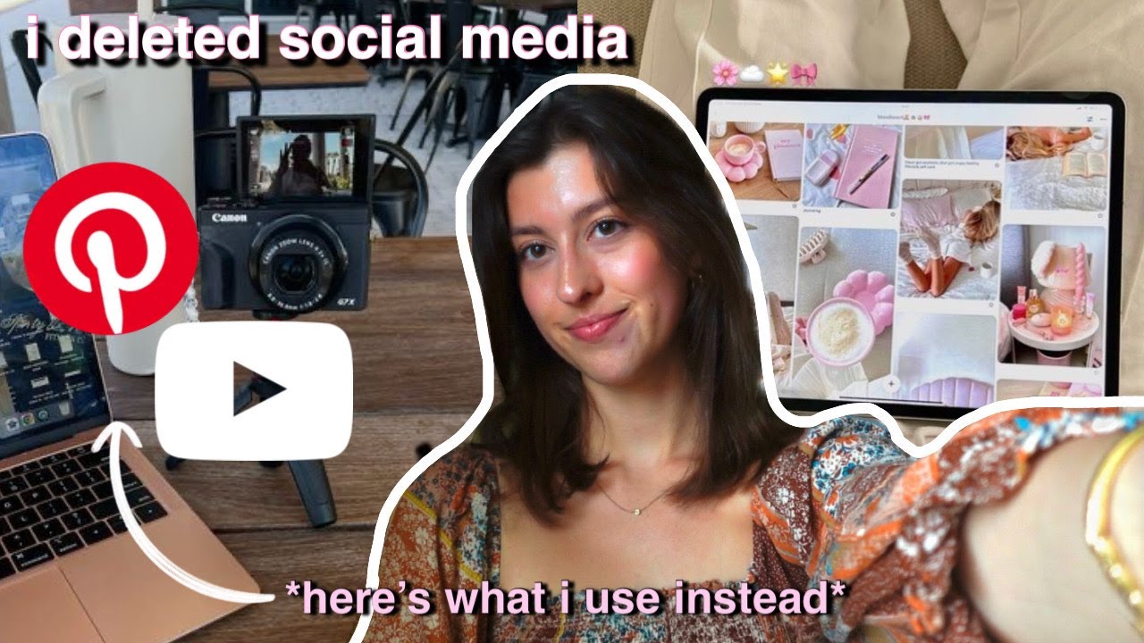 I deleted social media — Here's How I Use YOUTUBE & PINTEREST for Productivity & Intentional Living