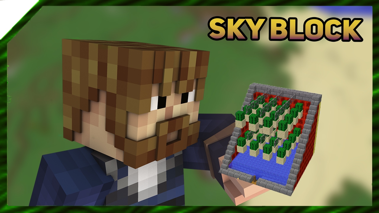 Профессиональная ферма кактусов 🌵 | SkyBlock 05