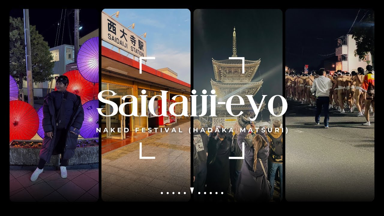 The Naked Man Festival in Japan 🇯🇵 #saidaiji #kannonintemple #japan #saizeriya 