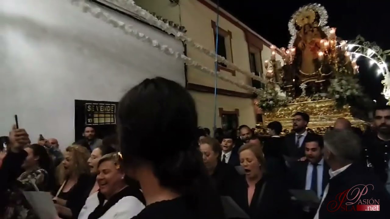 Coro 'Romeros de La Isla' canta a la Virgen de la Sangre Coronada de Huévar del Aljarafe | 4K | 2024