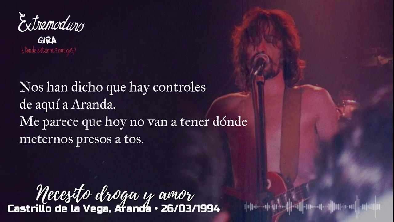 CONCIERTO DE EXTREMODURO - ARANDA DE DUERO (POLIDEPORTIVO CASTRILLO DE LA VEGA, 26/03/1994)