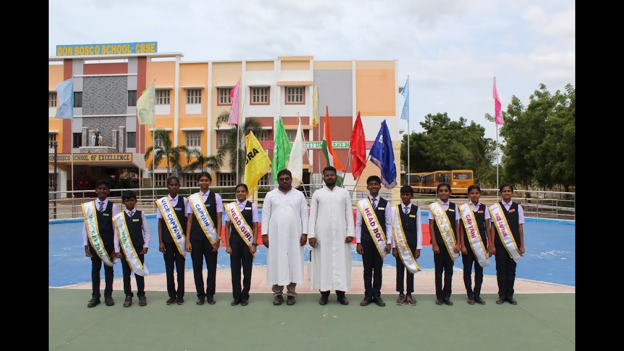 Don Bosco School of Excellence Sayalgudi# Investiture Ceremony#2025#Ramanathapuram