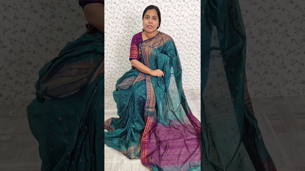 Beautiful Semi rowsilk saree (Price:1350/-)