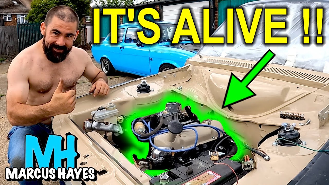Mk2 Escort restoration: IT'S ALIVE!!! 😃 . . . . but theres a PROBLEM!! 🙁