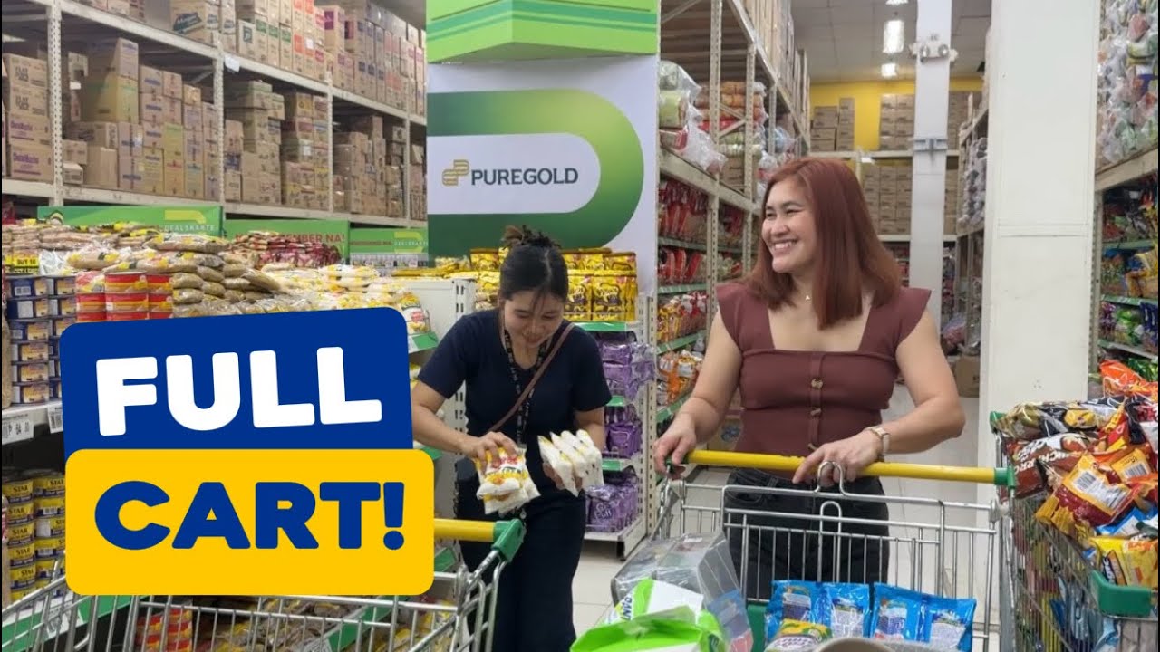 Philippines BIG GROCERY HAUL 🇵🇭 Puregold Cabanatuan | $173 Restock for Family & Home