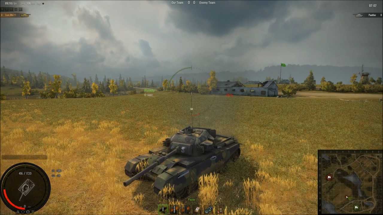 World of Tanks - Patch 8.1 Preview - Centurion Mk 7/1 Armour Test