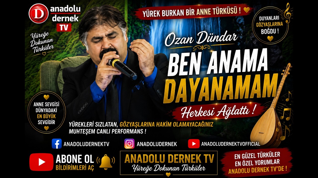 Ozan Dündar - Ben Anama Dayanamam (Herkesi Ağlattı) !!