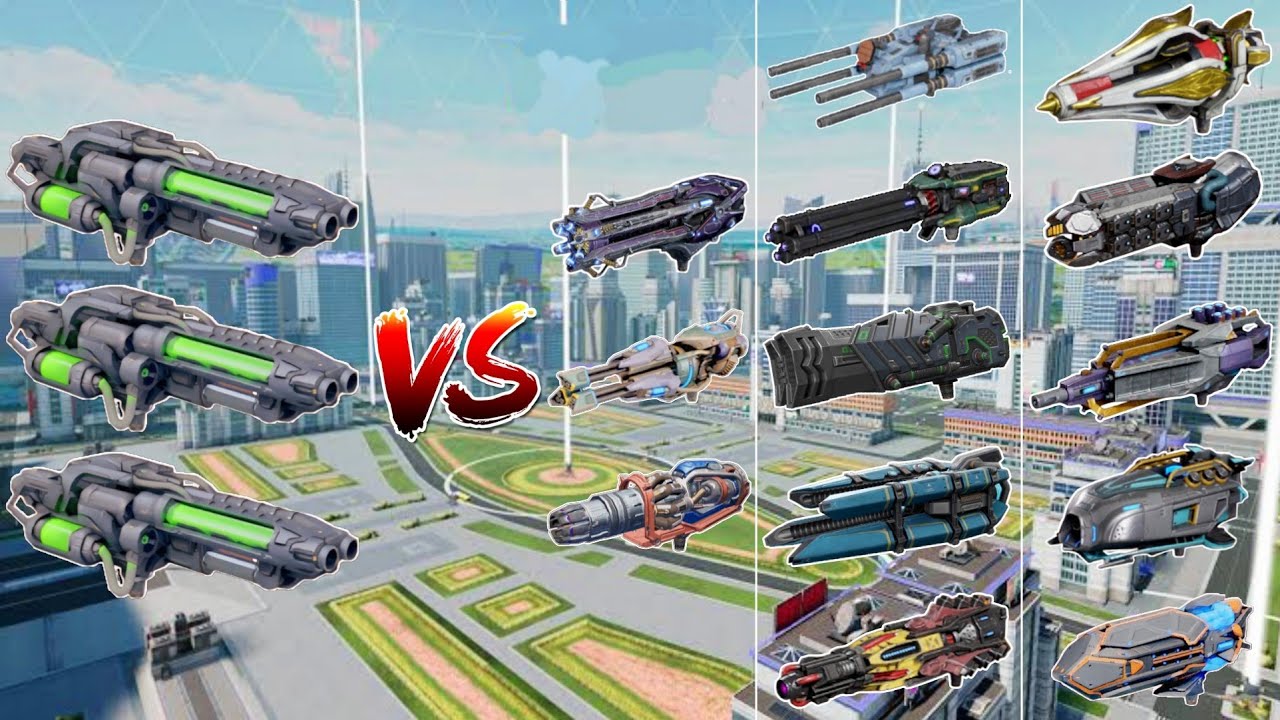 WR🔥 Angusiher VS All Titan Weapon Comparison |WAR ROBOTS|
