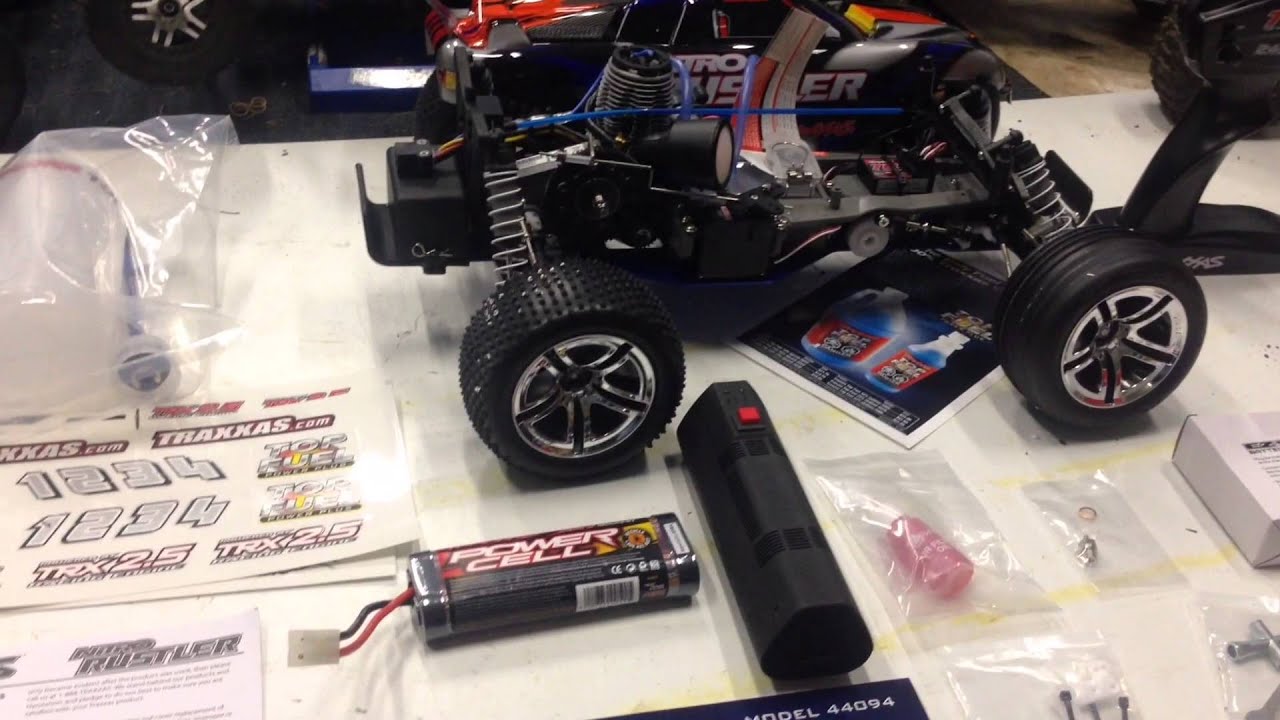 New Traxxas Nitro Rustler Unboxing