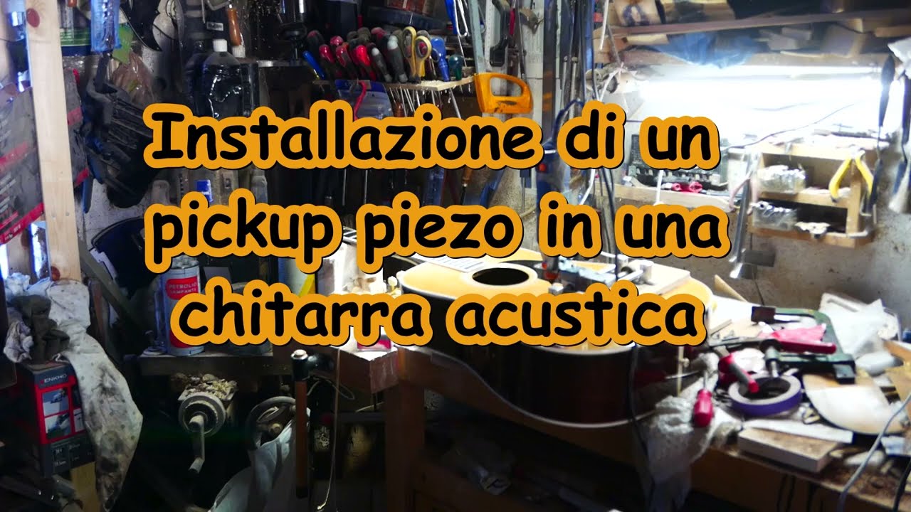 installazione pickup piezo