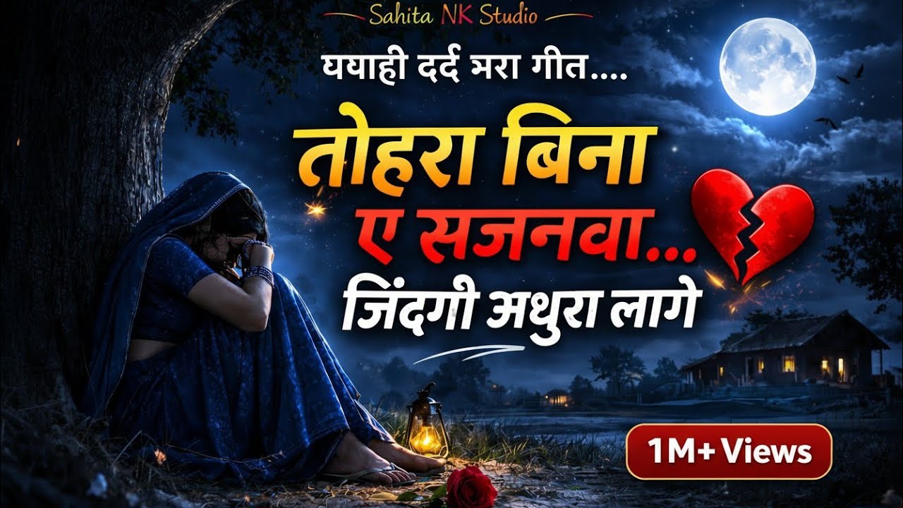 तोहरा बिना ए सजनवा | जिंदगी अधूरा लागे 💔 | Magahi Sad Song 2026 | Sahita NK Studio