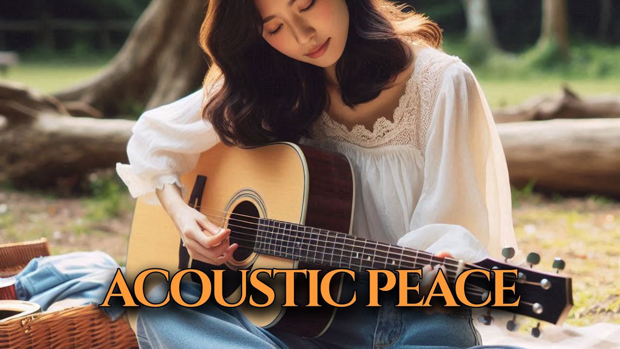 Cozy Winter in Kyoto • Falling Snow & Relaxing Acoustic Guitar • Deep Sleep Music
