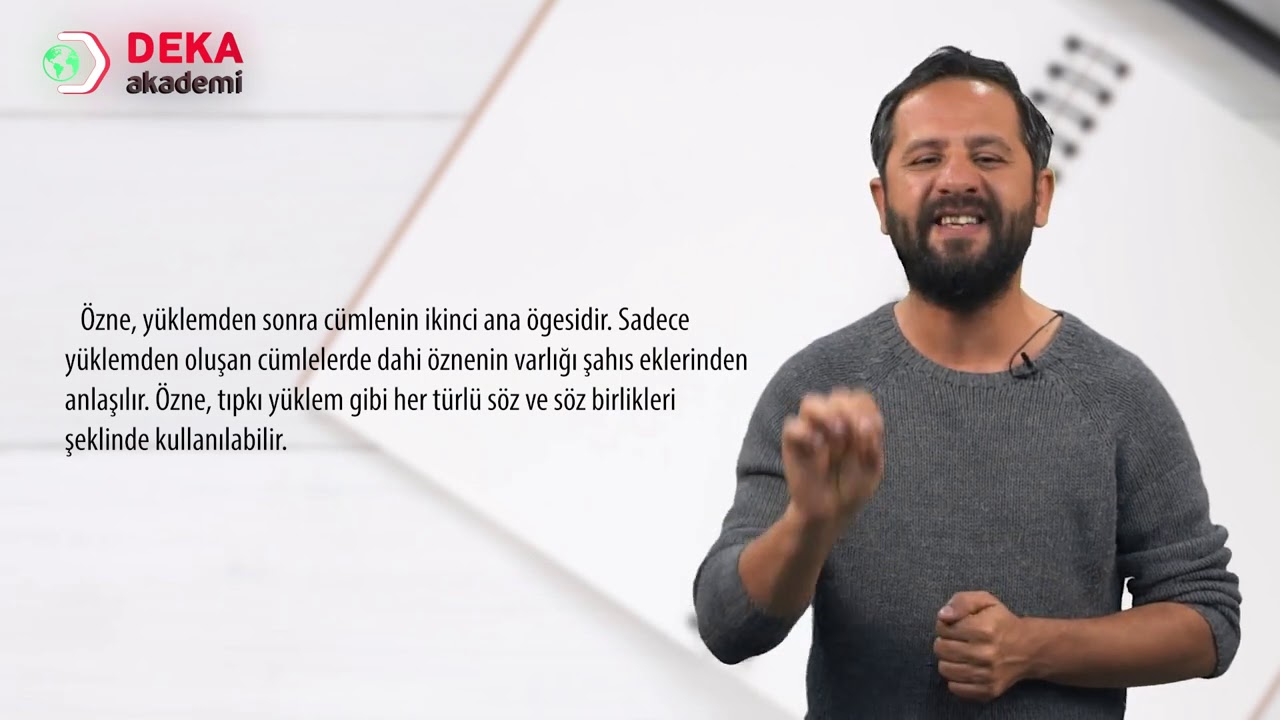 035 - Edebiyat ÖABT - Türk Dili - Cümlenin Öğeleri - Kadir Kısa