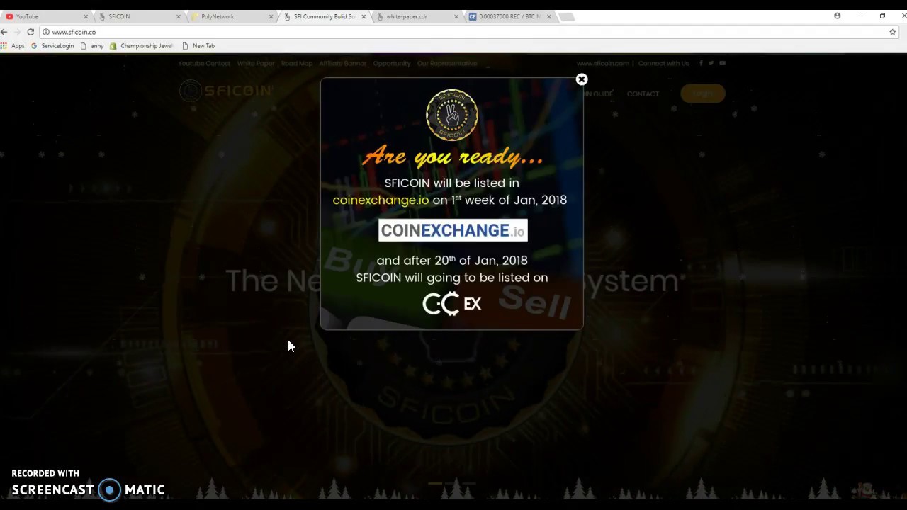 SFI COIN Hitting the Exchange!! Like PolyNetwork?