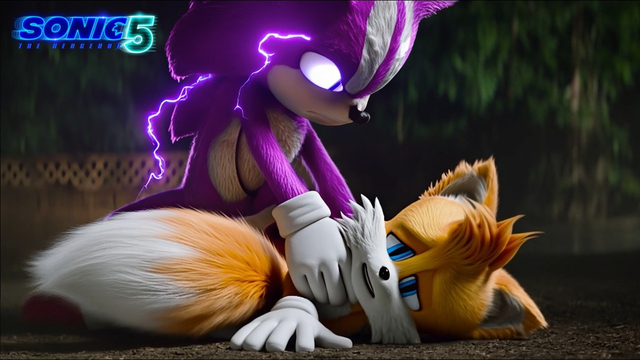 DARKSPINE SONIC EMERGES AND END TAILS AND AMY ROSE IN SONIC 5 THE MOVIE - THEORY
