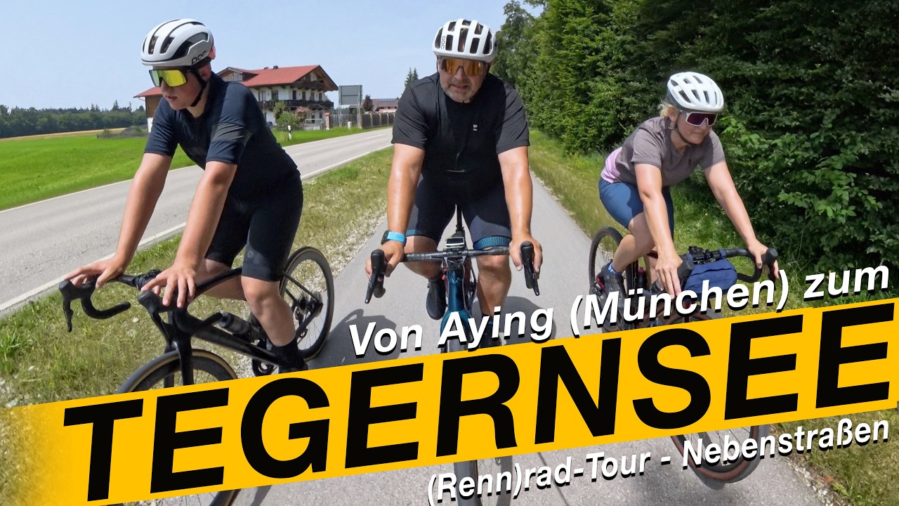 🚴‍♂️ Rennrad Tour von Aying / München zum Tegernsee 🚴‍♀️