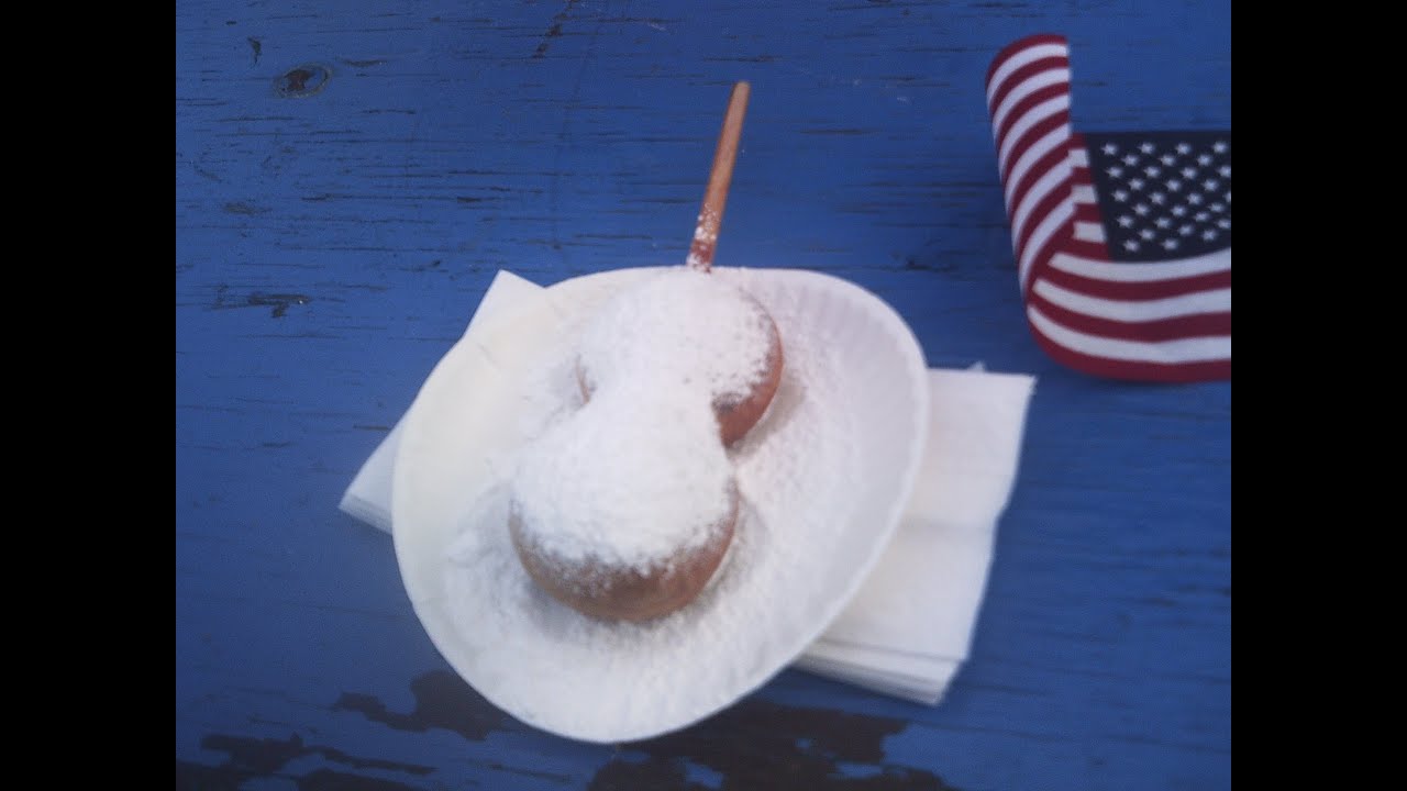Deep fried Reese's peanut butter cups