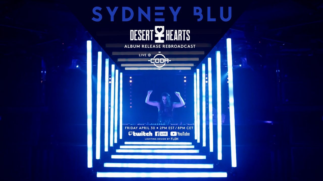 Sydney Blu @ CODA, Desert Hearts Album Release Re-broadcast