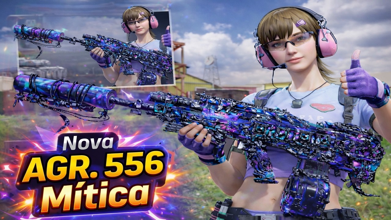 JOGANDO COM A NOVA ARMA MÍTICA GRÁTIS - AGR. 556 - HOLADESA VOADORA