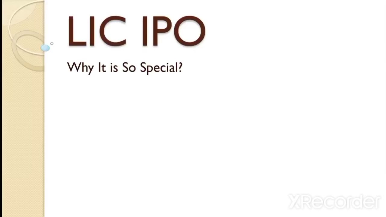 LIC IPO : Biggest IPO in history of Indian Capital Market