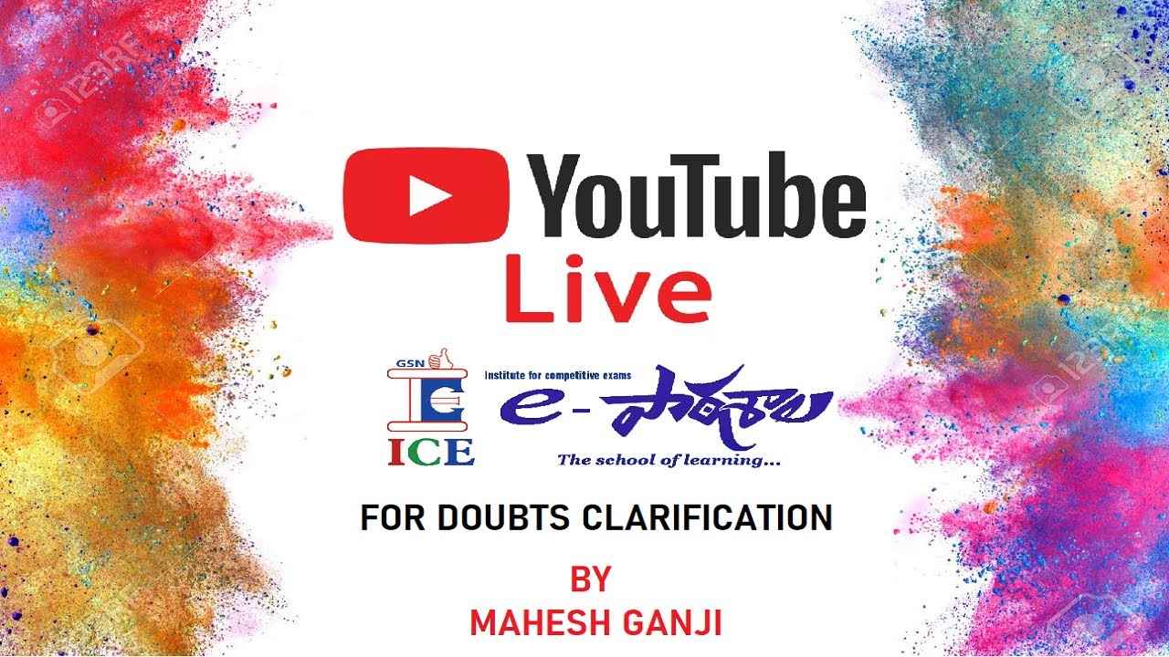 LIVE 1 - Some time for career | career kosam kasepu | doubts clarification on Calendars