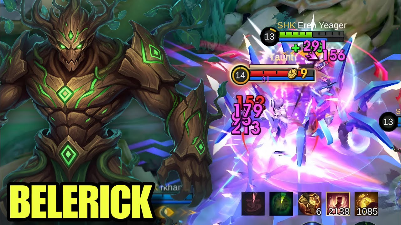 BELERICK NEW UNLIMITED PASSIVE BUILD AND EMBLEM!! (unli hit) BEST FOR TEAMFIGHTS 🔥