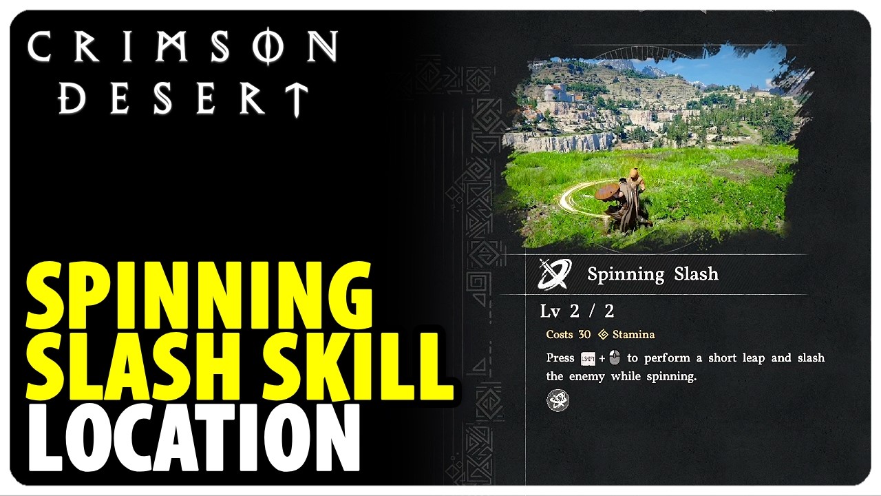 How to Get Spinning Slash Skill | Crimson Desert (Location)
