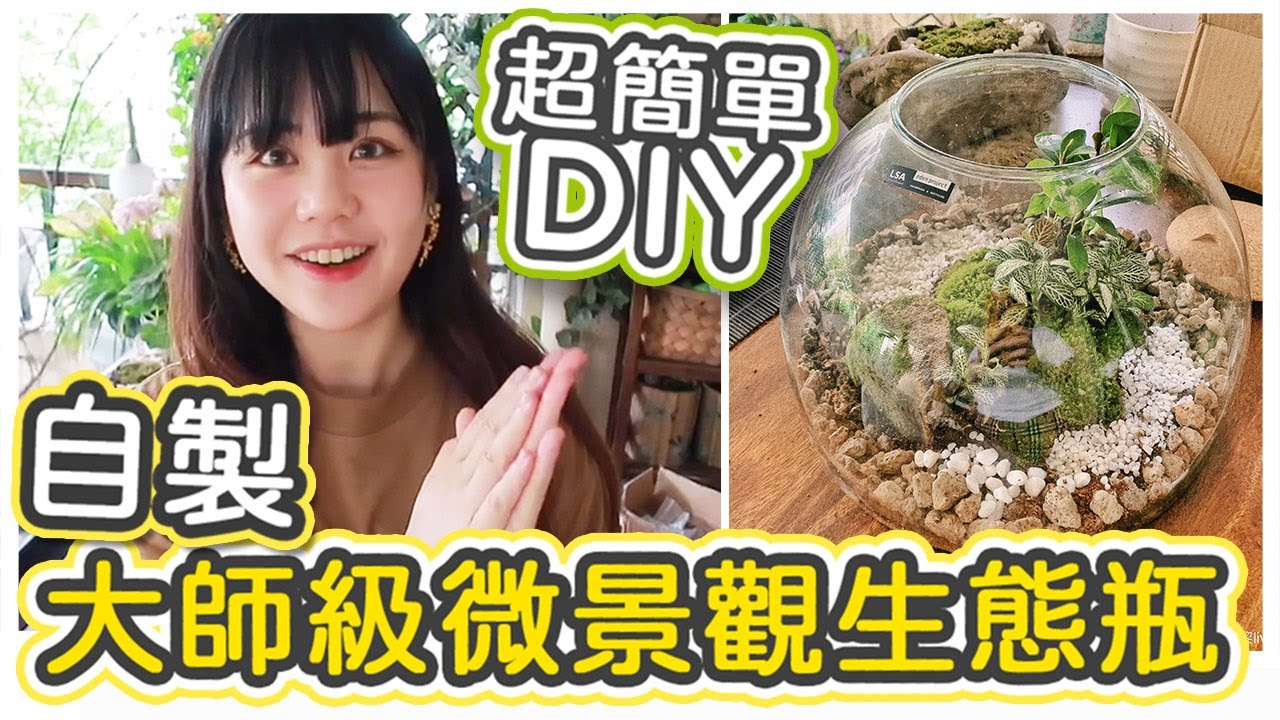 療癒新寵！在家製「微景觀生態瓶」做自己的小森林