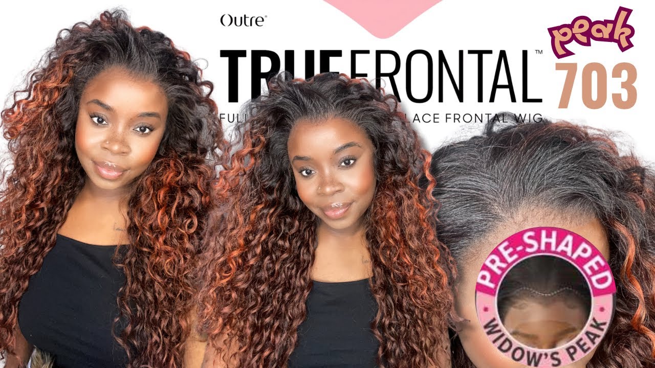 The best Natural Looking Hairline 🧡🥰 Outre True Frontal Peak 703