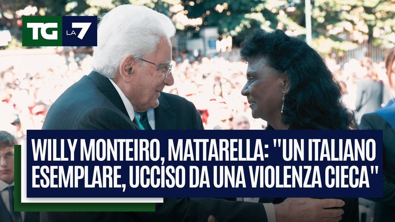 Willy Monteiro, Mattarella: 