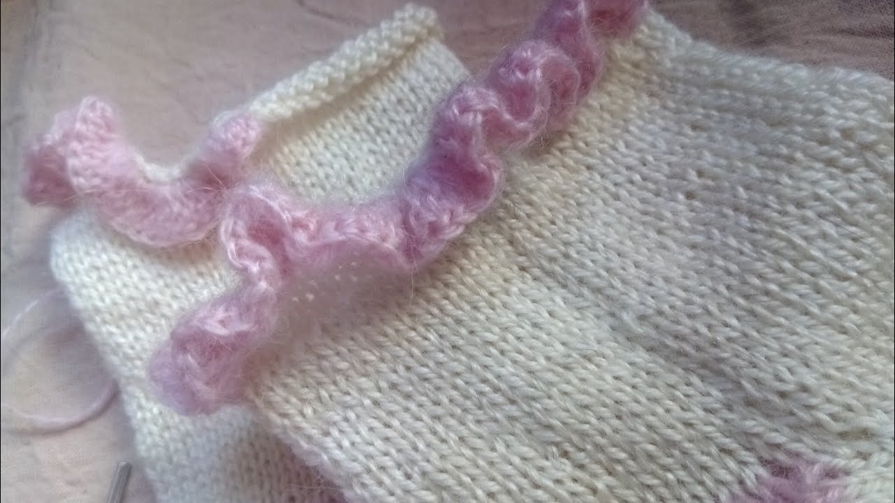 volado ó volante a crochet #handmade #tutorial #crochet