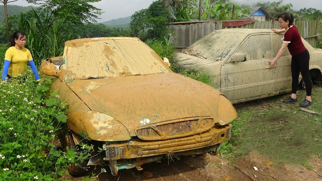 Full restore dirtiest cars that had been inactive for many years - Cleaning the world's dirtiest car