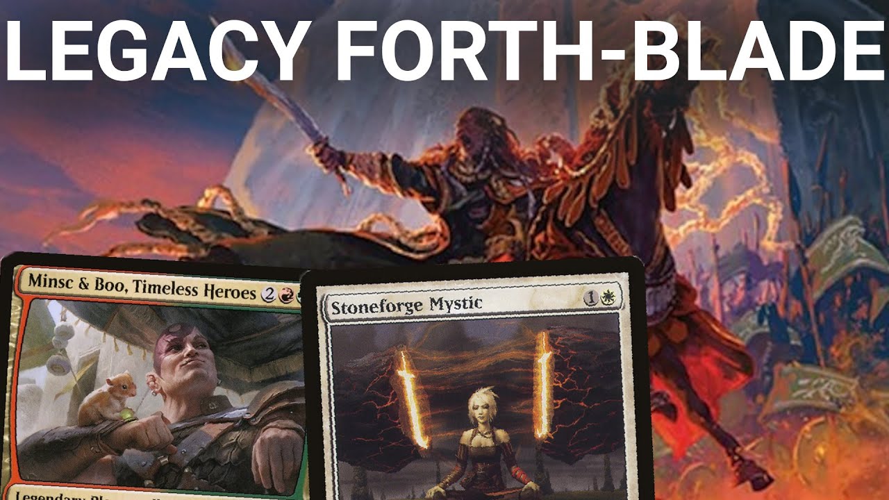 FORTH EORLINGAS... AND FORTH COLOR! Legacy 4-Color Stoneblade. Minsc & Boo, Monarch LotR MTG